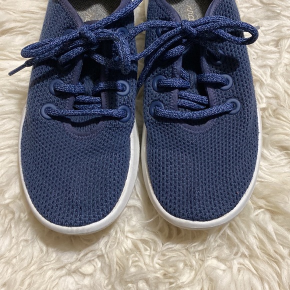 Allbirds Wool Tree Runner Navy Blue Size‎ 7 Athletic Sneaker Outdoor Hiking - Picture 6 of 10